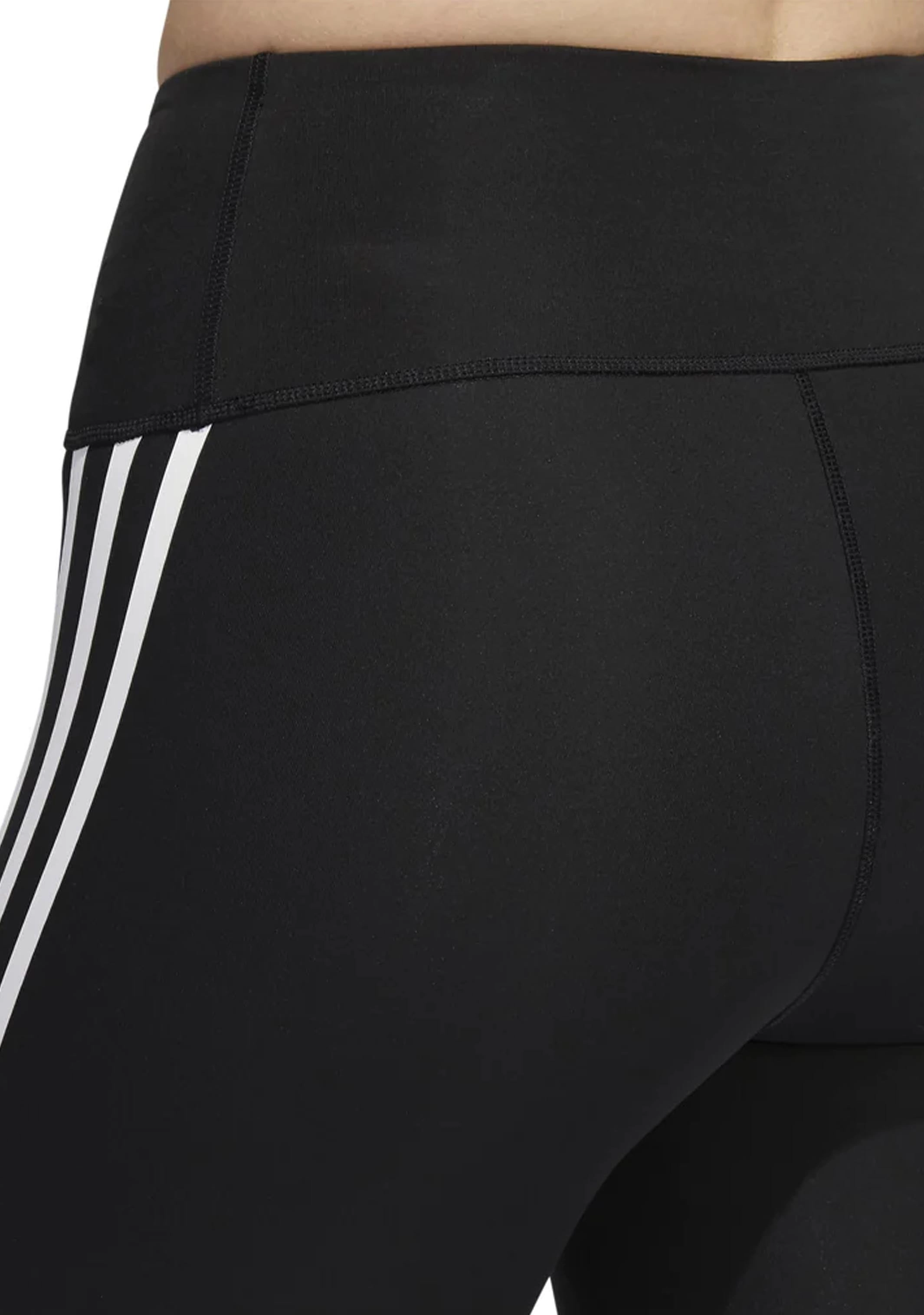 Adidas Womens Optime Trainicons 3-Stripes Bike Short Leggings
