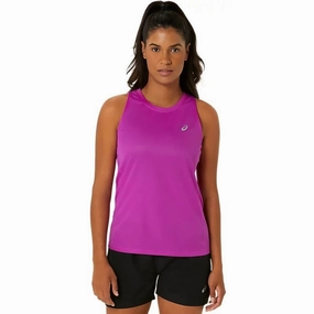 ASICS Womens Silver Running Tank