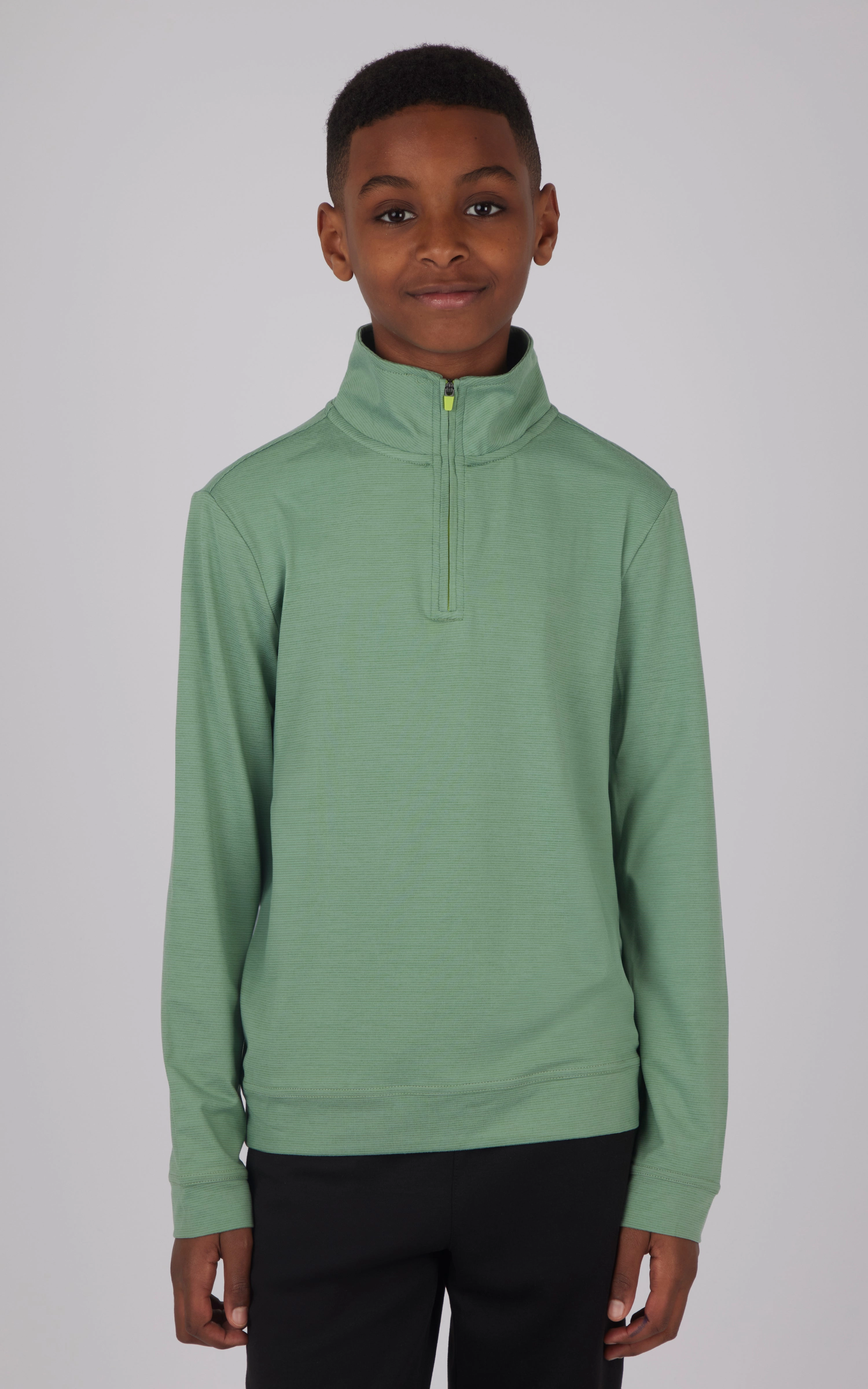 Boys Quarter Zip Pullover Sweatshirt