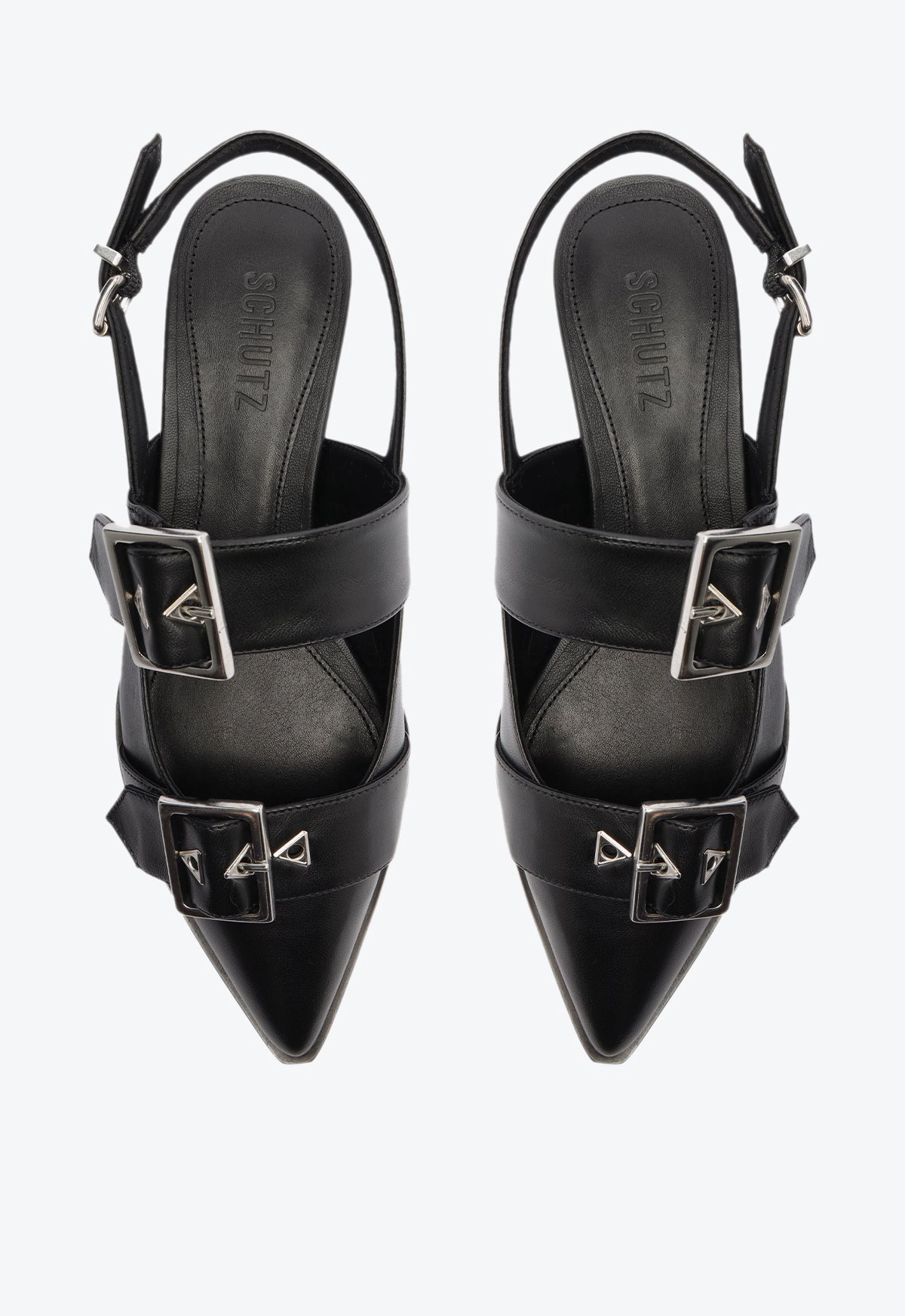 Darla Sling Leather Flat