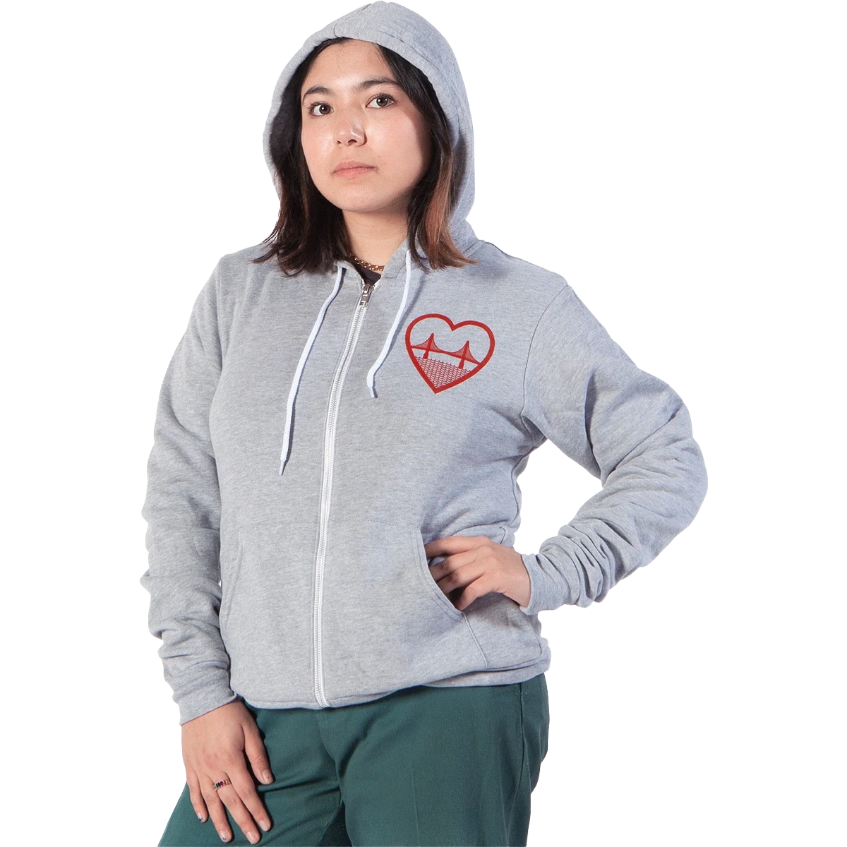 I Heart SF Zip Hoodie