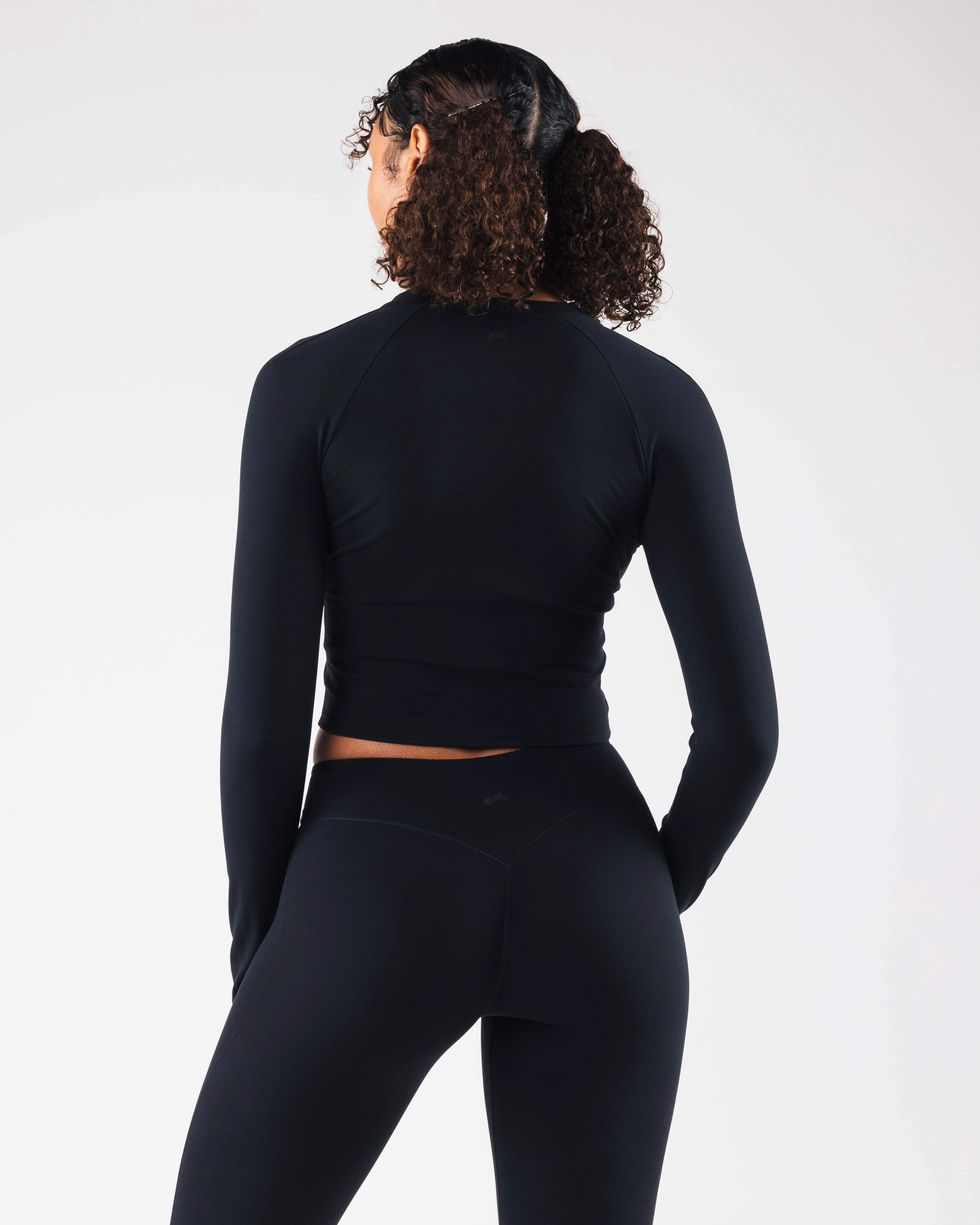KDM LS Zip Bra - Black