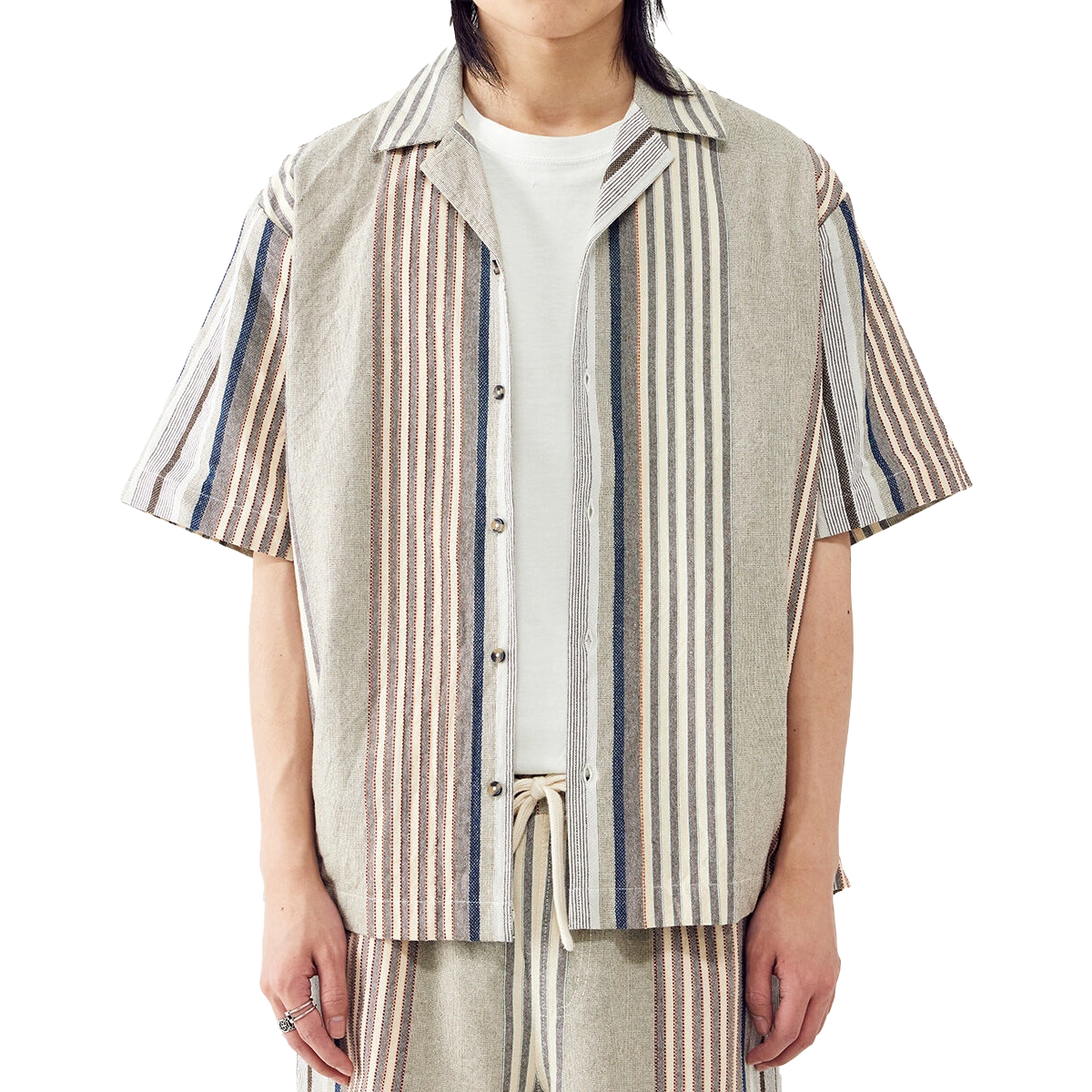 Men's Stripe Revere Shirt