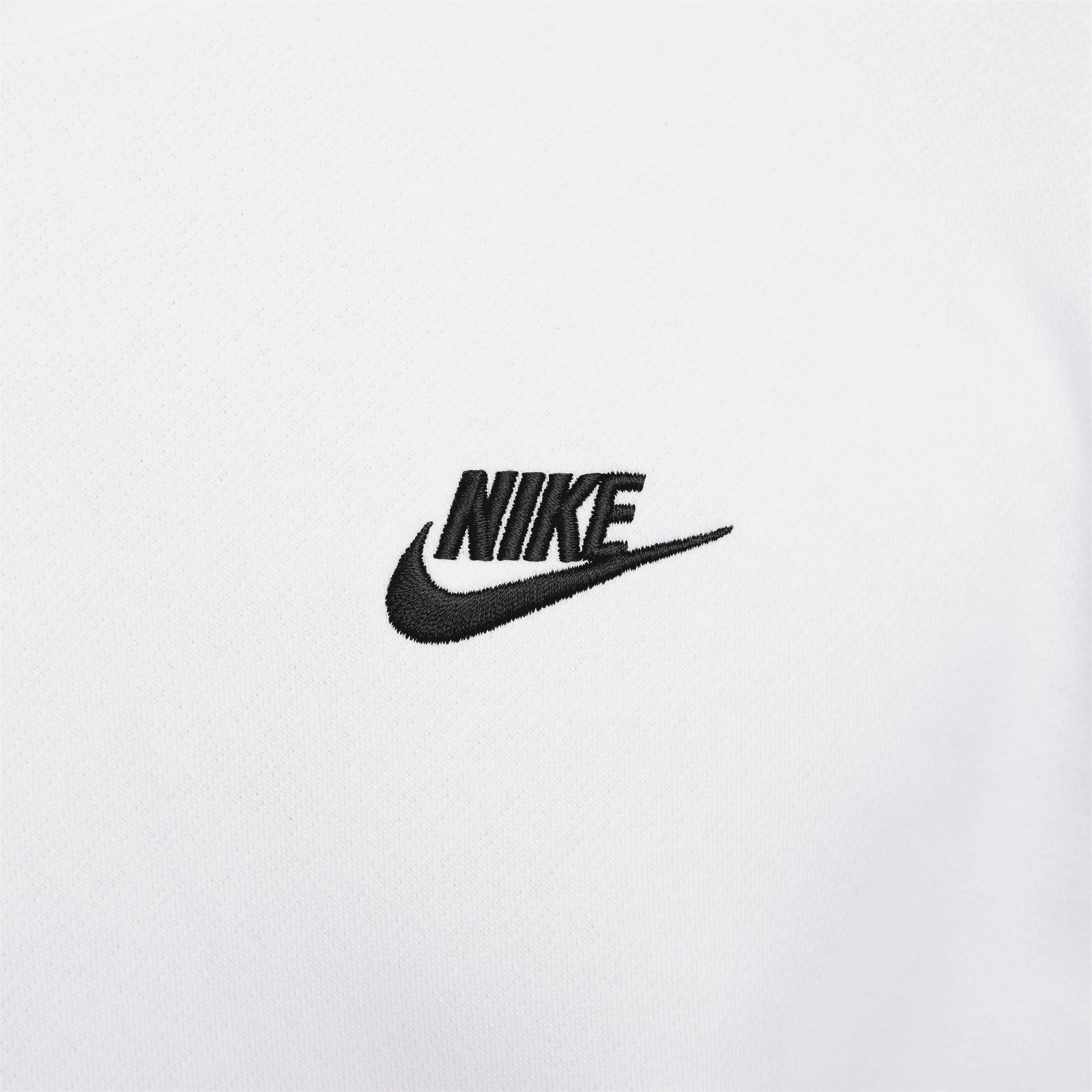 Nike Sportswear Women's Club Fleece Crewneck White / Black