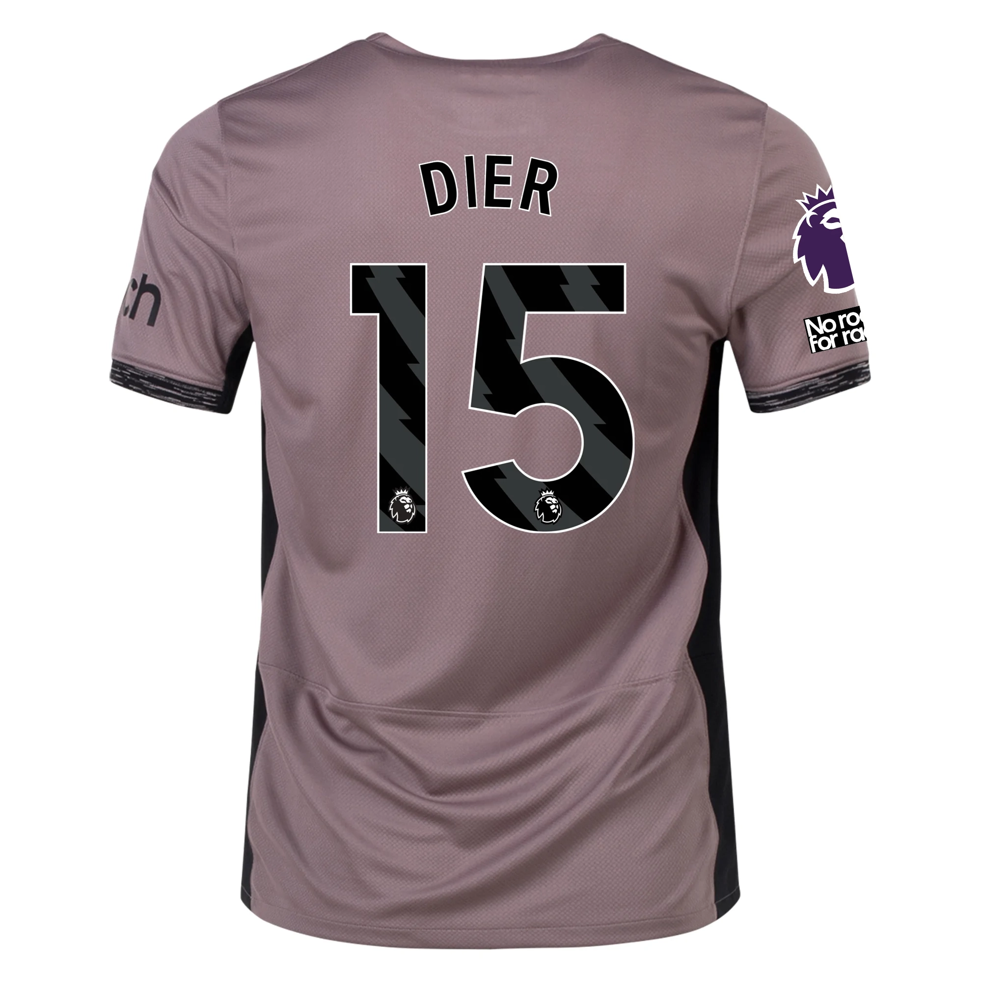 Nike Tottenham Eric Dier Third Jersey w/ EPL   No Room For Racism Patches 23/24 (Taupe Haze/Diffused Taupe)
