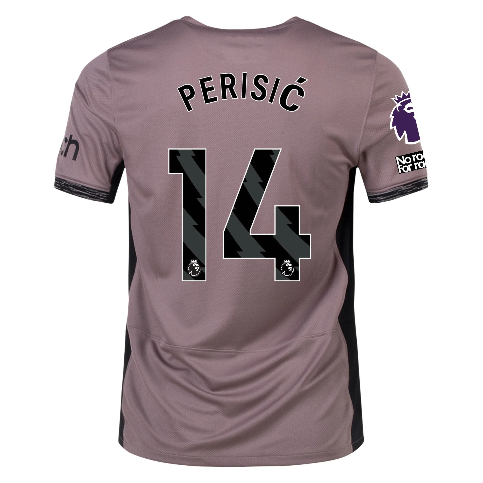 Nike Tottenham Ivan Perisic Third Jersey w/ EPL   No Room For Racism Patches 23/24 (Taupe Haze/Diffused Taupe)