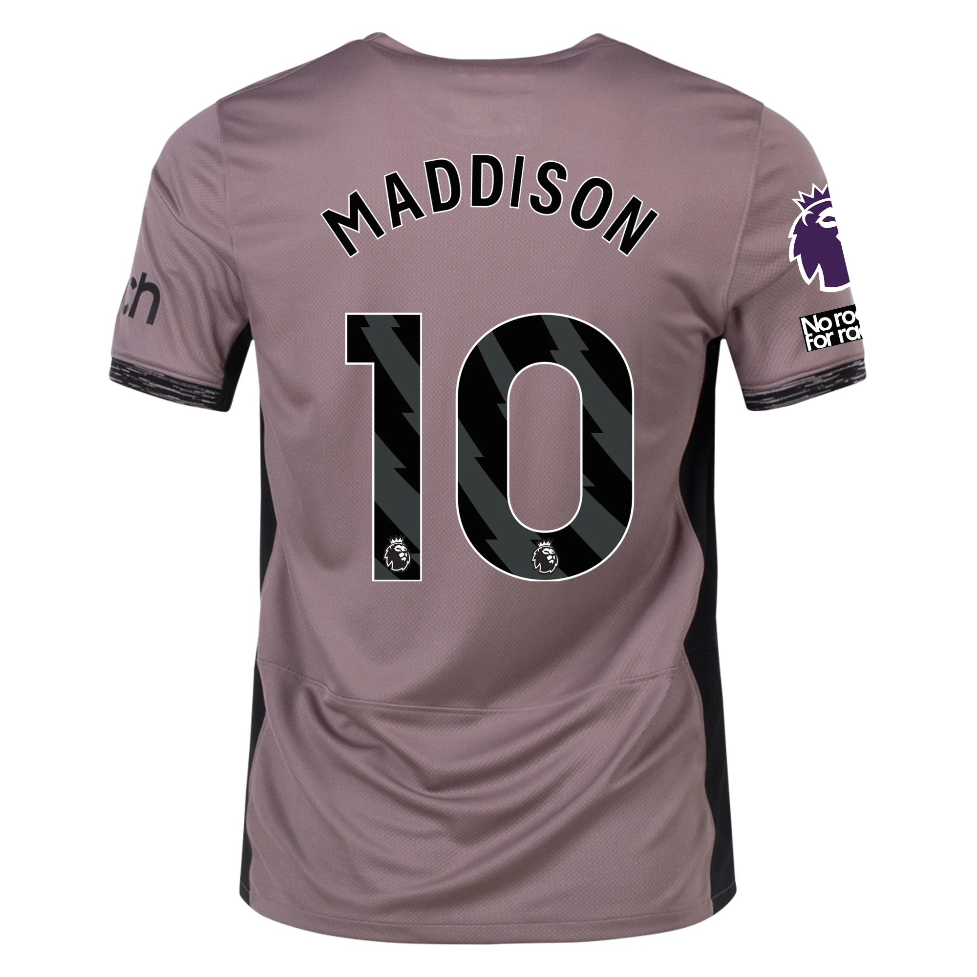 Nike Tottenham James Maddison Third Jersey w/ EPL   No Room For Racism Patches 23/24 (Taupe Haze/Diffused Taupe)