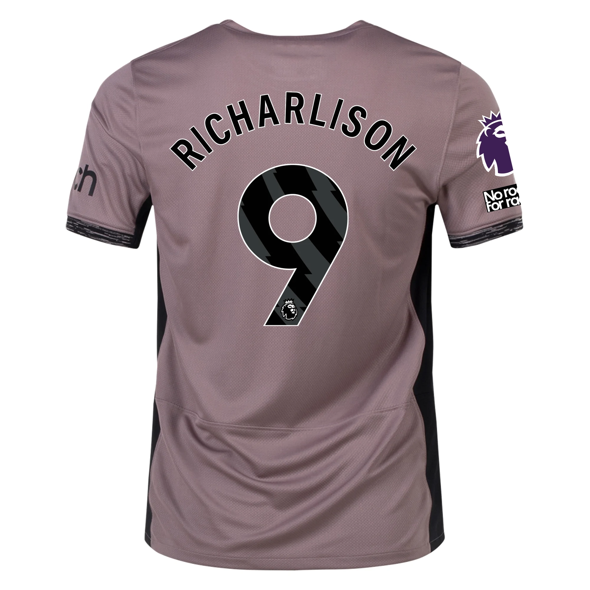 Nike Tottenham Richarlison Third Jersey w/ EPL   No Room For Racism Patches 23/24 (Taupe Haze/Diffused Taupe)