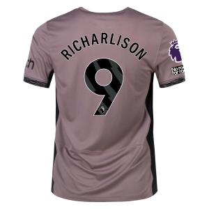 Nike Tottenham Richarlison Third Jersey w/ EPL   No Room For Racism Patches 23/24 (Taupe Haze/Diffused Taupe)