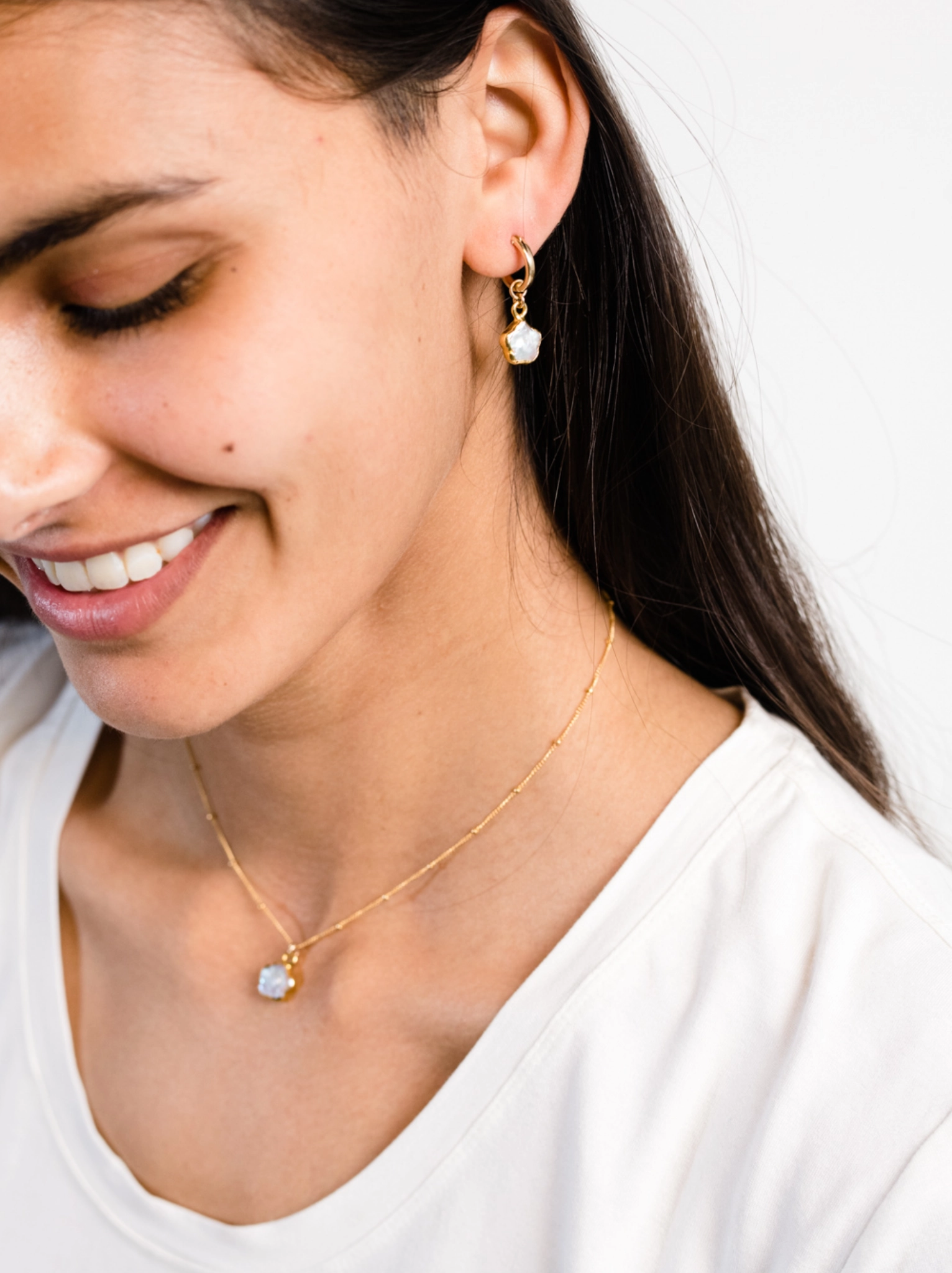 Pearl Flower Necklace