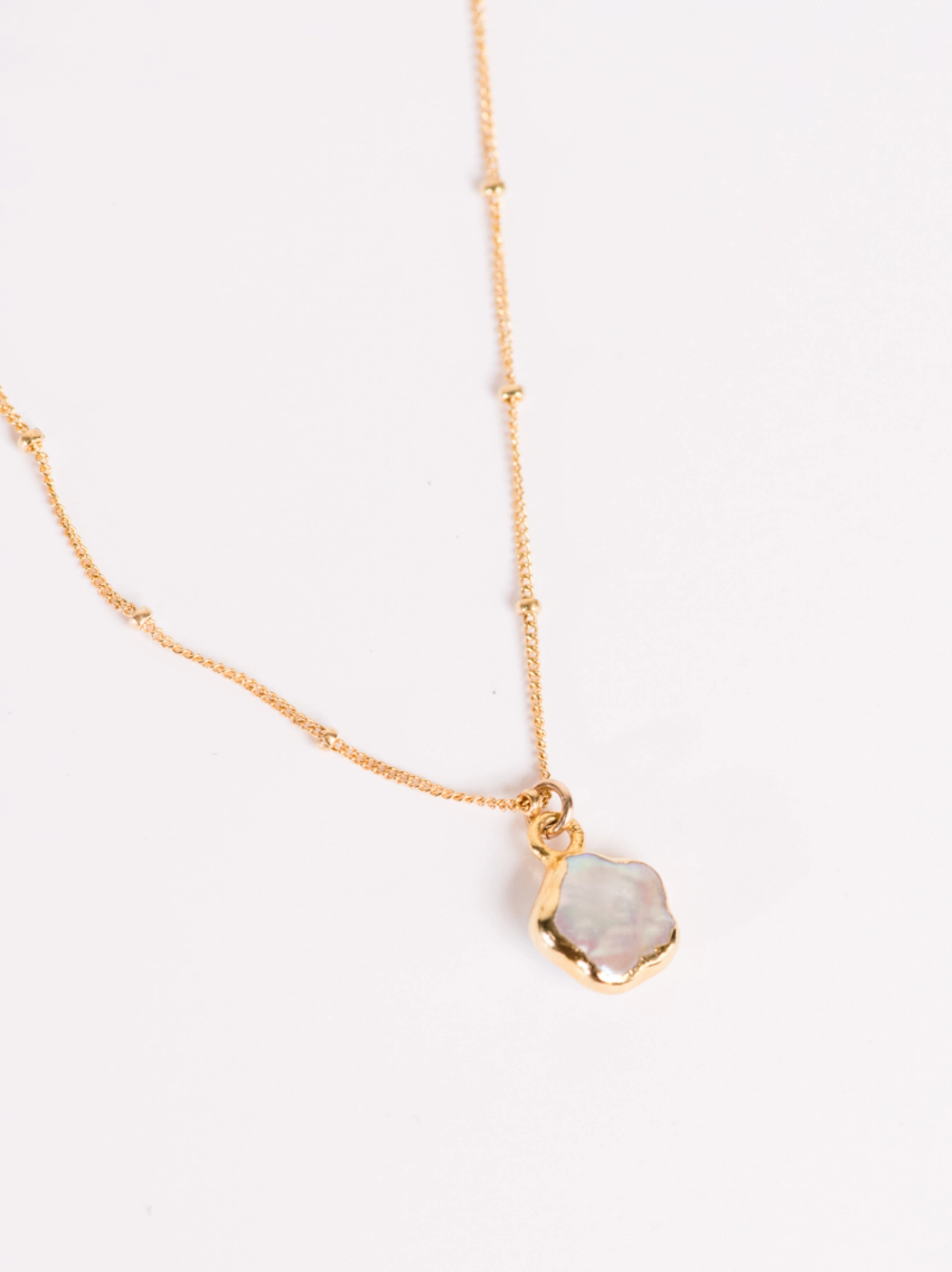 Pearl Flower Necklace