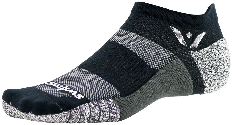 Swiftwick Flite XT Zero Tab Socks - No Show, Black, Medium