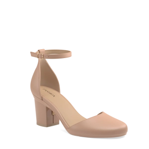 The Jocelyn - Latte Leather 3 Block - FINAL SALE