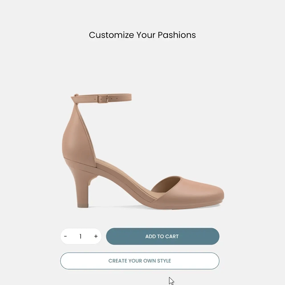 The Jocelyn - Latte Leather 3 Stiletto - FINAL SALE