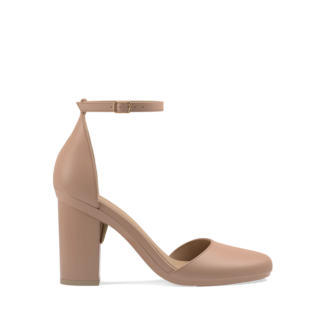 The Jocelyn - Latte Leather 4 Block - FINAL SALE