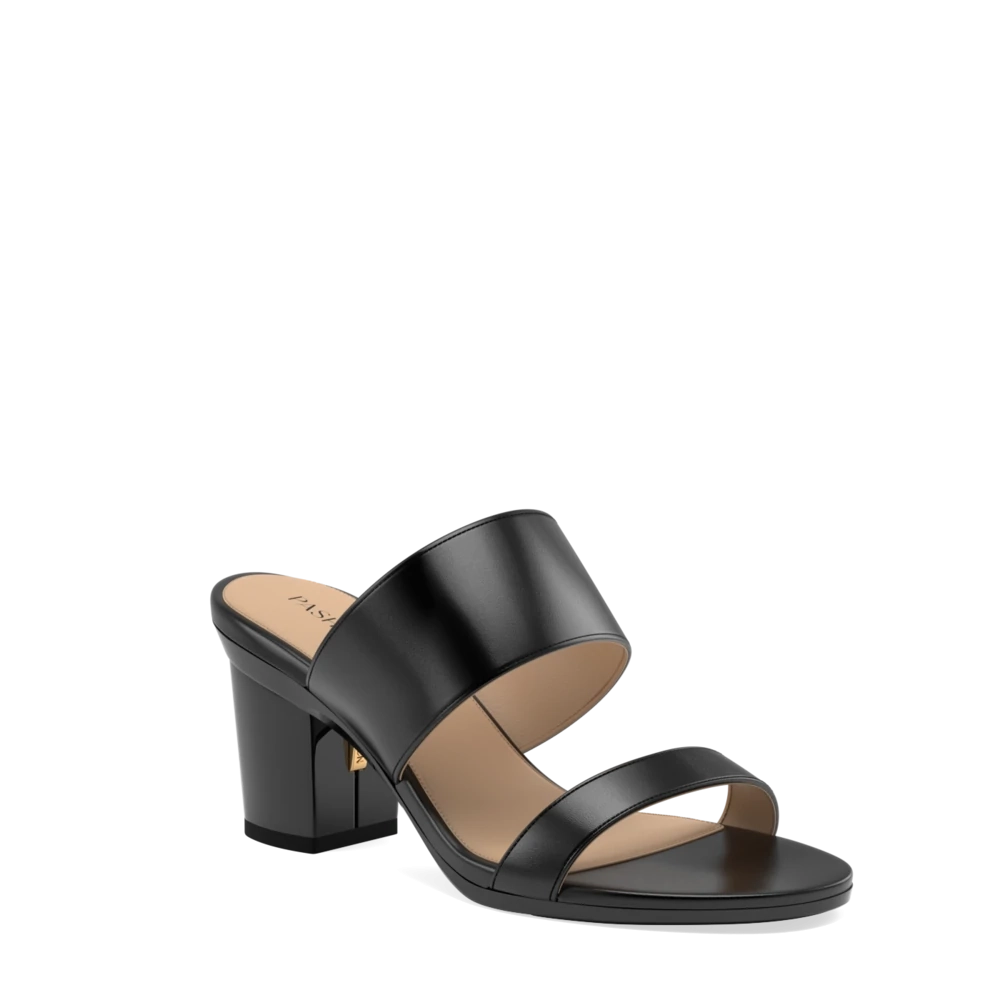 The Slide - Coal   Block Heel Kit 3 Coal