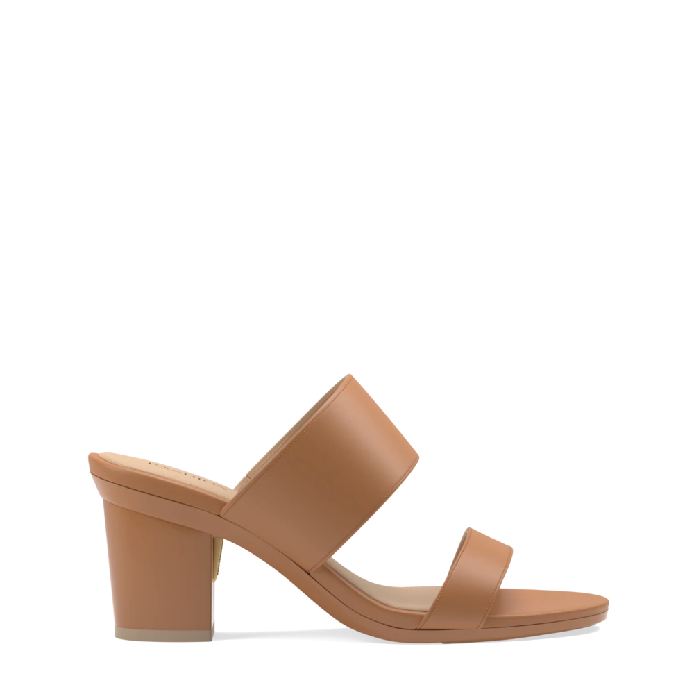 The Slide - Whiskey   Block Heel Kit 3 Whiskey