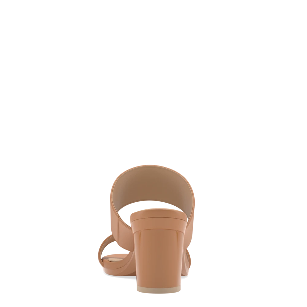 The Slide - Whiskey   Block Heel Kit 3 Whiskey