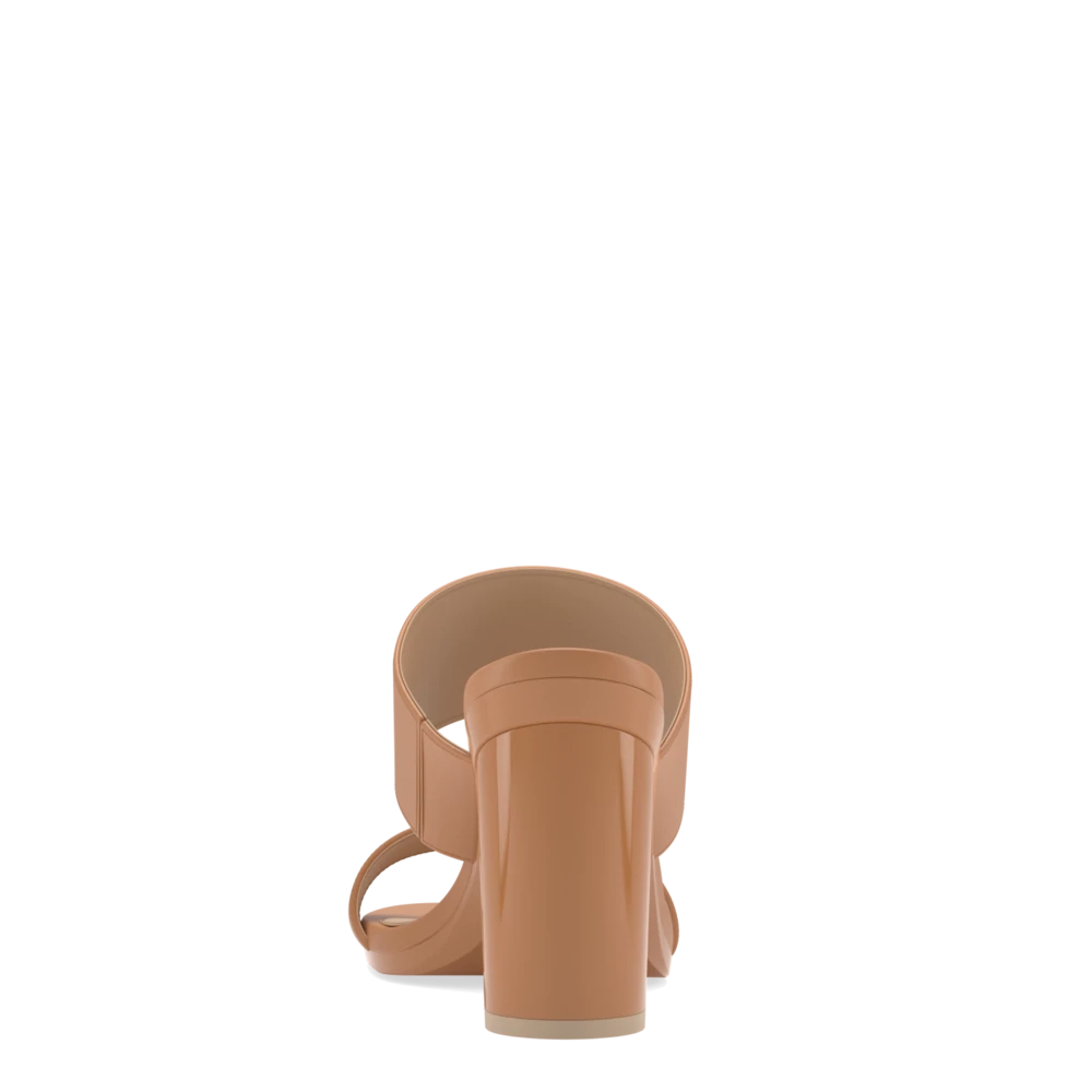 The Slide - Whiskey   Block Heel Kit 4 Whiskey