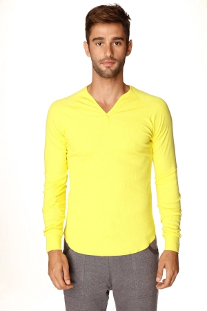Thermal V-Neck Long Sleeve (Tropic Yellow)