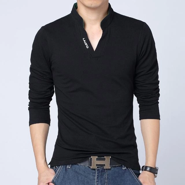 West Louis™ Long Sleeve Slim Fit T Shirt