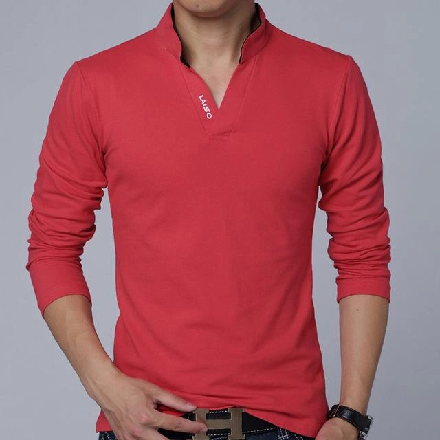 West Louis™ Long Sleeve Slim Fit T Shirt