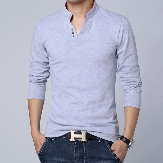West Louis™ Long Sleeve Slim Fit T Shirt