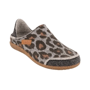Women's Convertawool - Charcoal Leopard Wool (Regular Width).