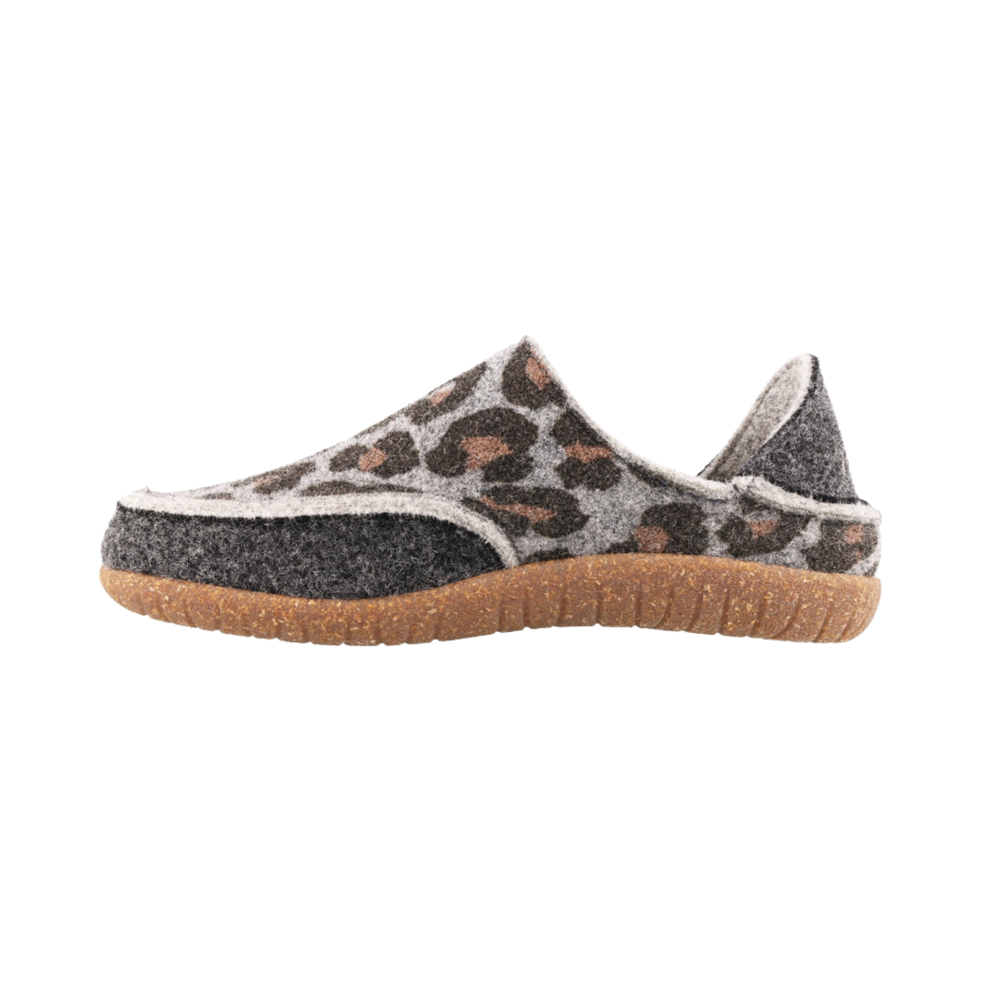 Women's Convertawool - Charcoal Leopard Wool (Regular Width).