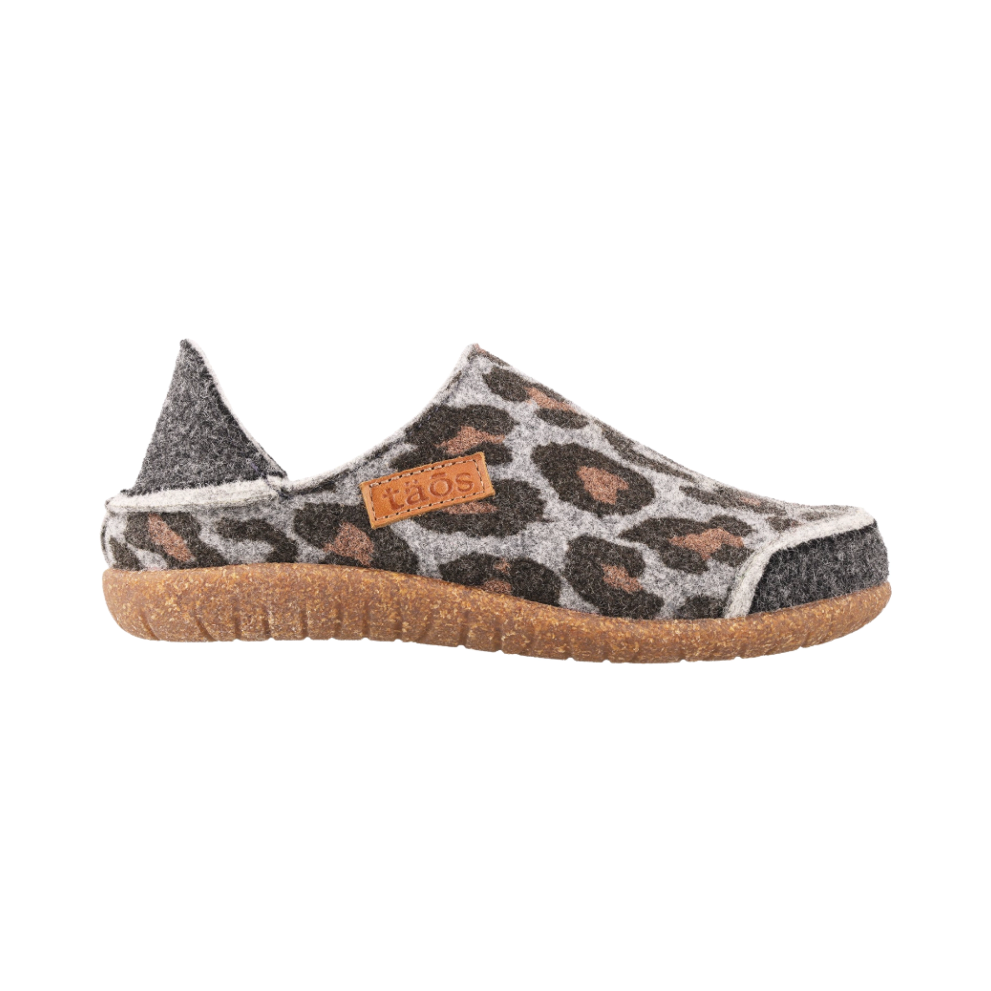 Women's Convertawool - Charcoal Leopard Wool (Regular Width).