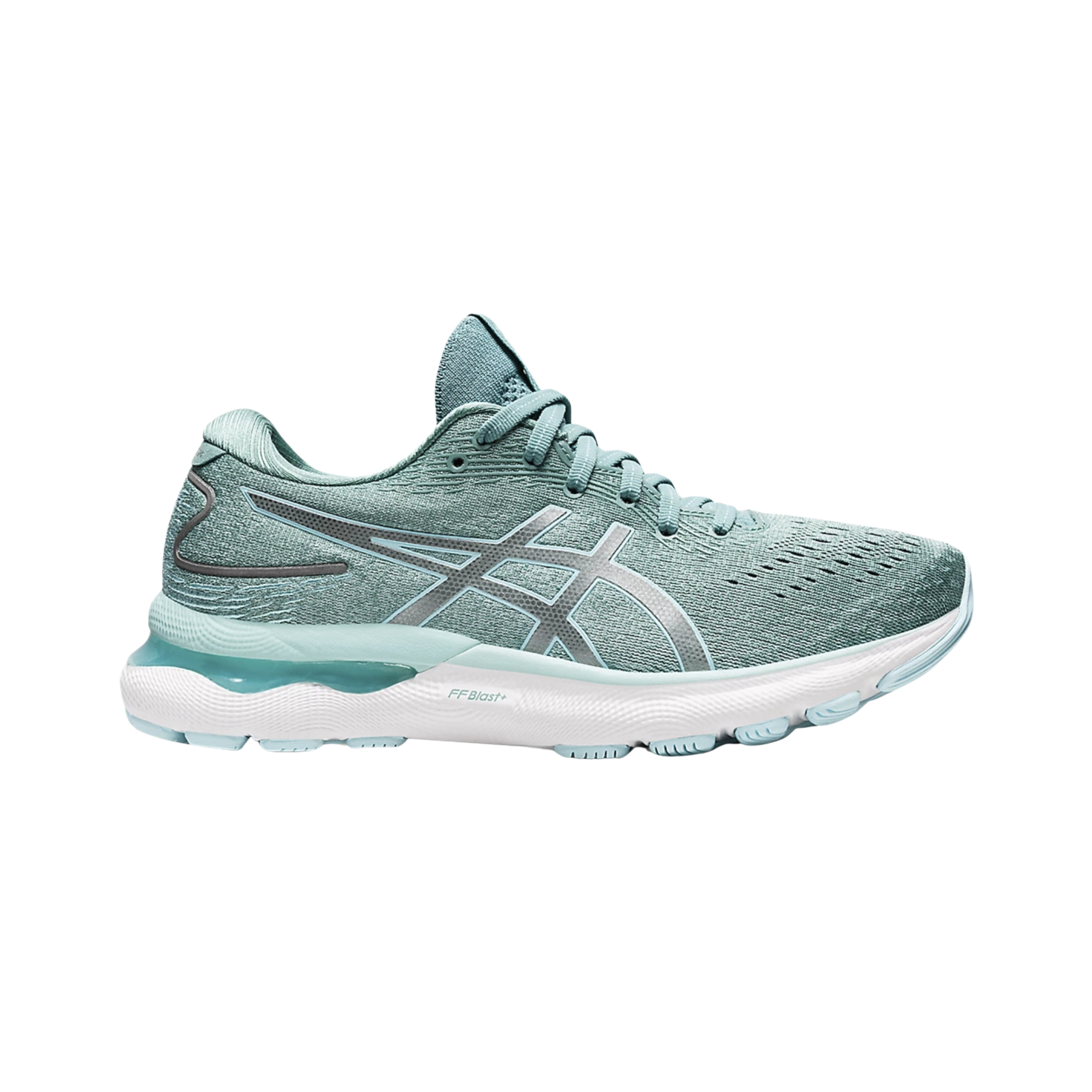 Women's Gel-Nimbus 24 - Sage/Clear Blue (B Width)