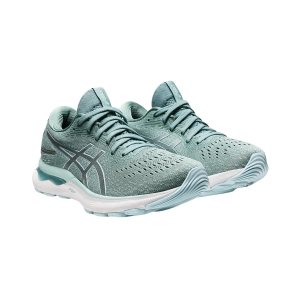 Women's Gel-Nimbus 24 - Sage/Clear Blue (B Width)